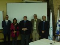 Los directores, con la nueva directora Grisel Monje de Chile